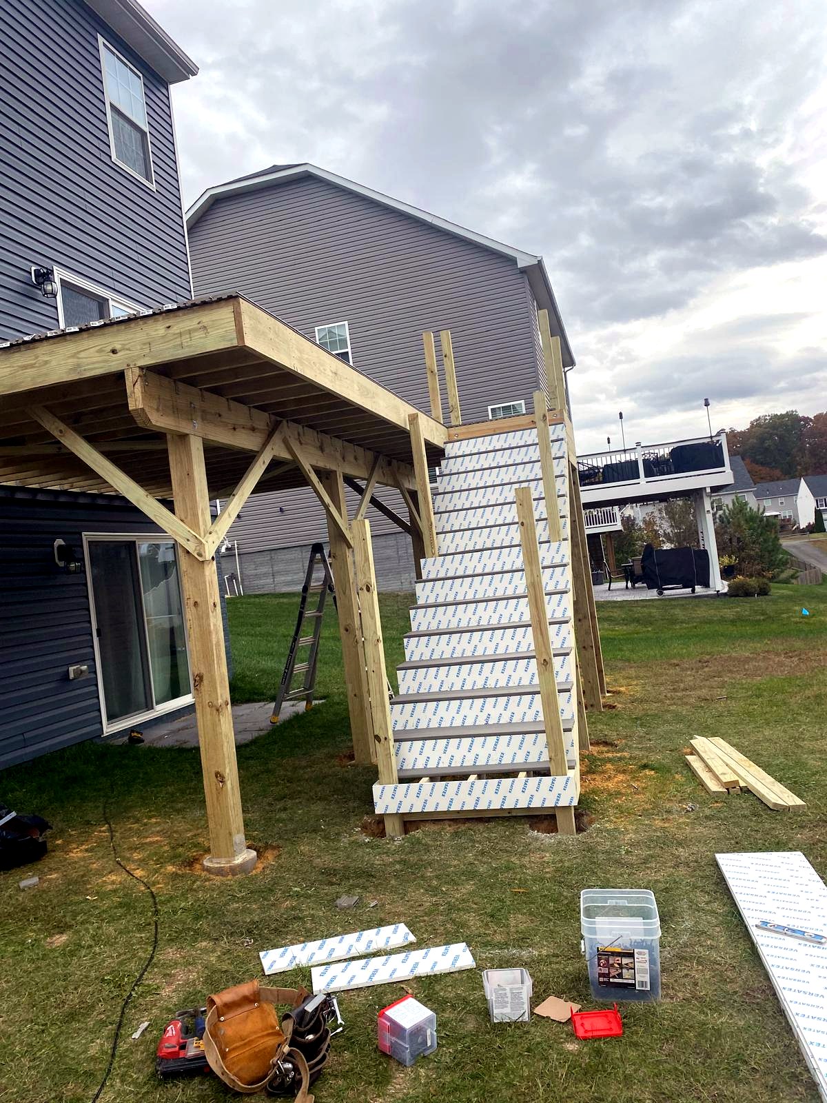 Deck Stairs Build