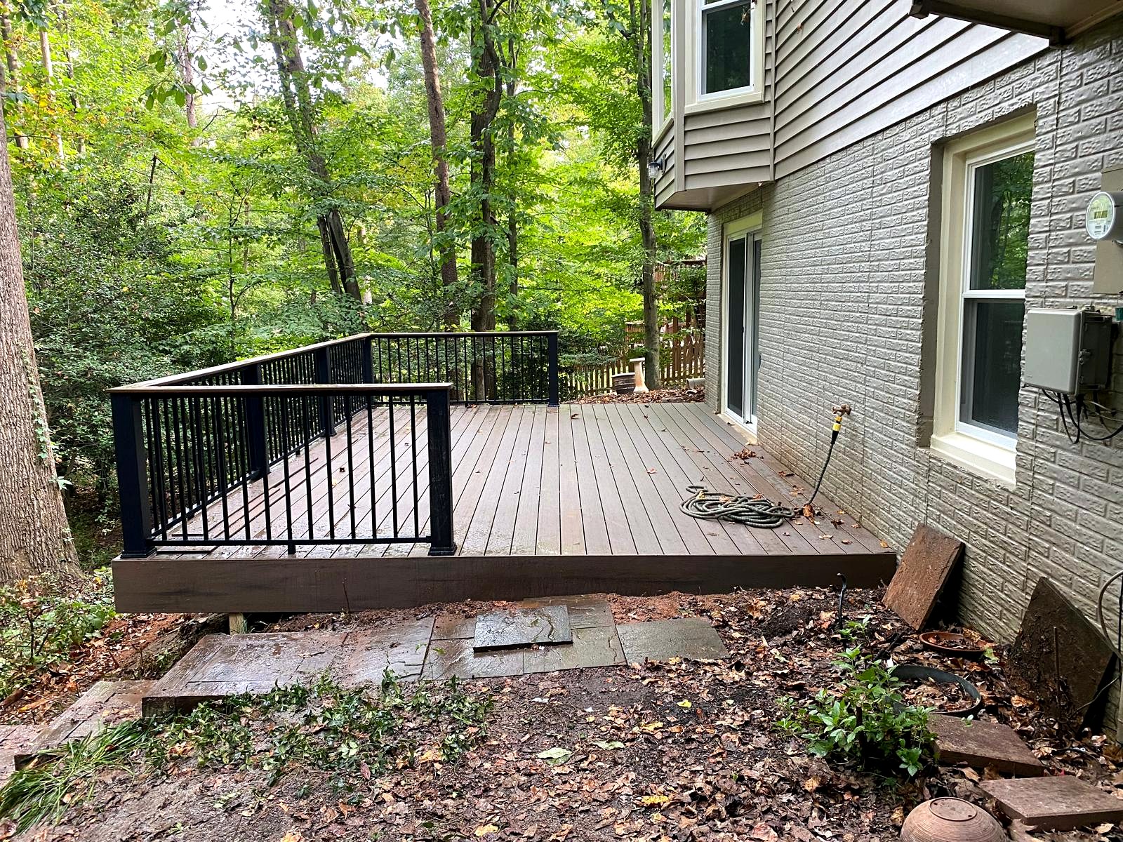 Deck With Railing
